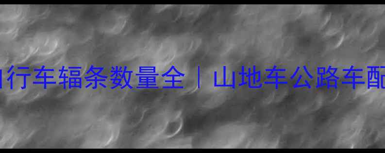 28英寸自行车辐条数量全山地车公路车配置指南