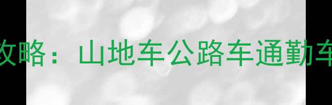 BH自行车设置全攻略山地车公路车通勤车全新手必看