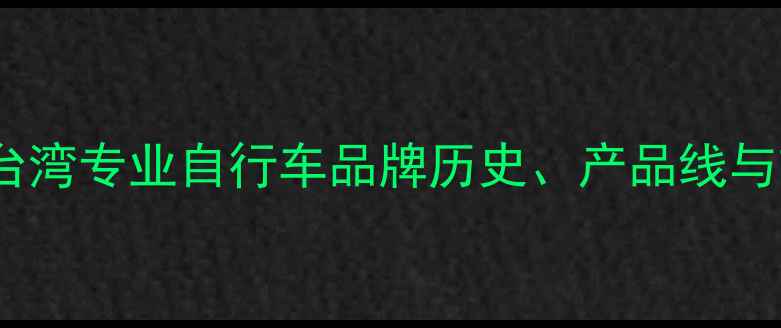 KHS功学社深度台湾专业自行车品牌历史产品线与市场竞争力全攻略