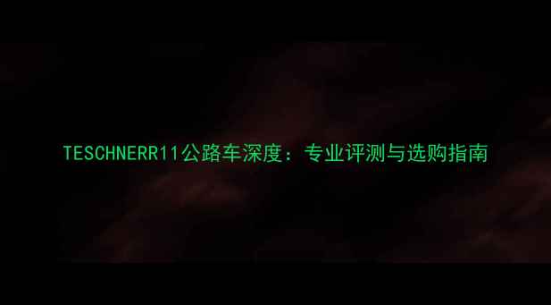 TESCHNERR11公路车深度专业评测与选购指南