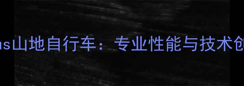 Virus山地自行车专业性能与技术创新