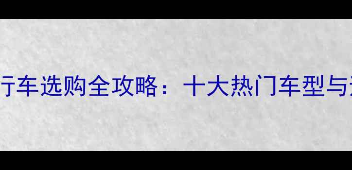 xds牌自行车选购全攻略十大热门车型与避坑指南