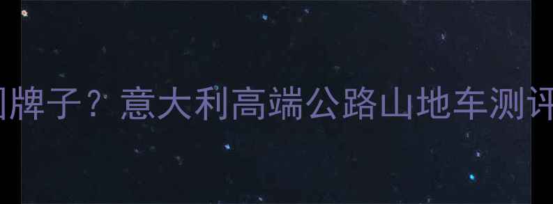 阿瑞斯自行车是哪国牌子意大利高端公路山地车测评选购指南