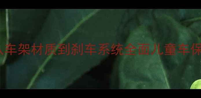 儿童自行车保修指南从车架材质到刹车系统全面儿童车保修政策与选购避坑手册