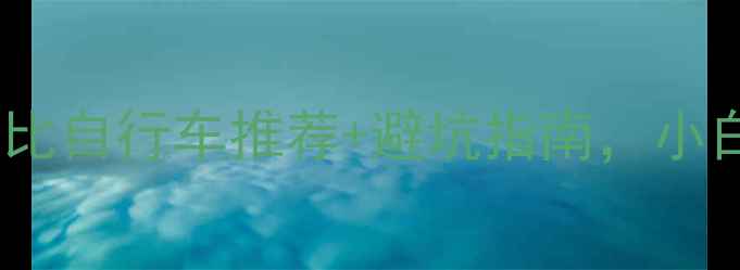 全网最全20款高性价比自行车推荐避坑指南小白秒变选车达人