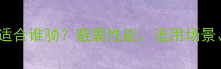 全避震山地车适合谁骑避震性能适用场景避坑指南全