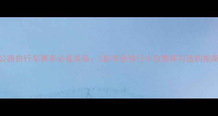 公路自行车赛车必备装备5款专业骑行小包推荐与选购指南
