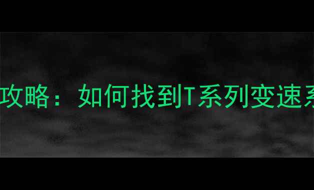 公路自行车选购全攻略如何找到T系列变速系统的终极答案