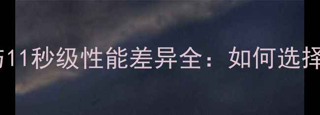 公路车10秒级与11秒级性能差异全如何选择你的极速战车