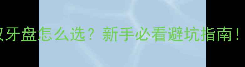 公路车单牙盘vs双牙盘怎么选新手必看避坑指南附真实踩踏对比