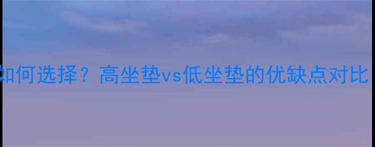 公路车坐垫高度如何选择高坐垫vs低坐垫的优缺点对比附选购指南