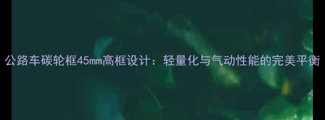 公路车碳轮框45mm高框设计轻量化与气动性能的完美平衡