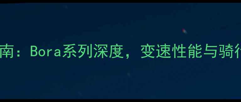 公路车选购指南Bora系列深度变速性能与骑行体验全测评