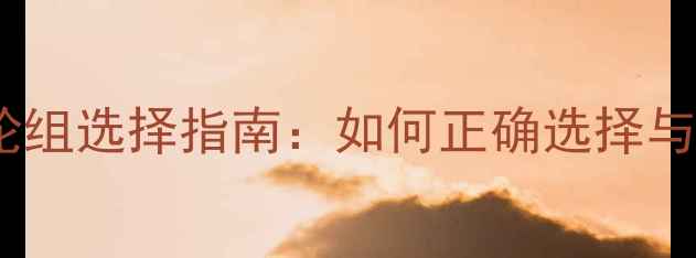 公路车铝轮下坡刹车技巧与轮组选择指南如何正确选择与使用刹车系统保障骑行安全