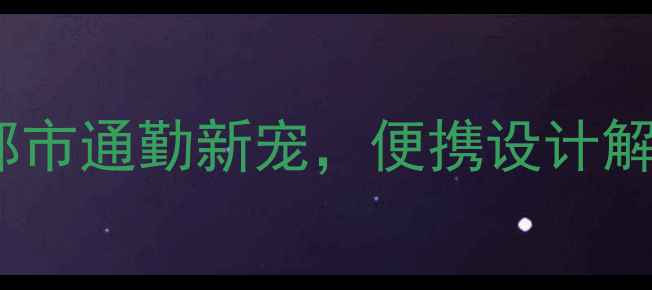 单边折叠自行车都市通勤新宠便携设计解锁城市出行新方式