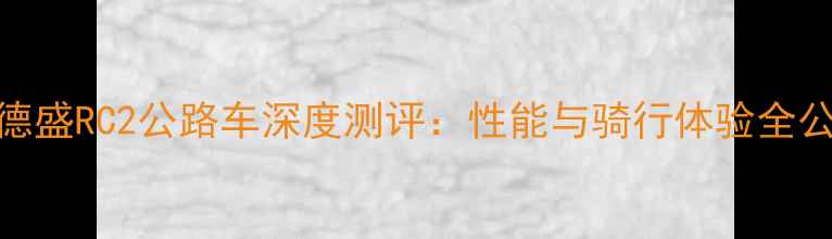 喜德盛RC2公路车深度测评性能与骑行体验全公开