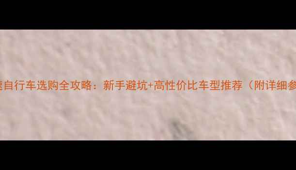 国产内变速自行车选购全攻略新手避坑高性价比车型推荐附详细参数对比