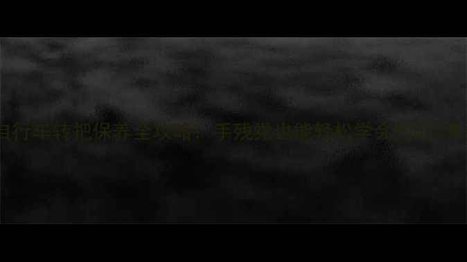 大行自行车转把保养全攻略手残党也能轻松学会的5步养护法