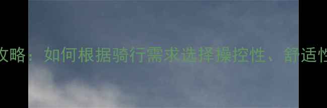 山地自行车把手选购全攻略如何根据骑行需求选择操控性舒适性与性价比兼备的把手