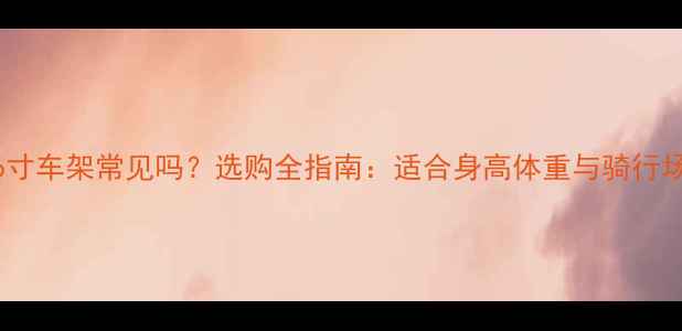 山地车16寸车架常见吗选购全指南适合身高体重与骑行场景分析