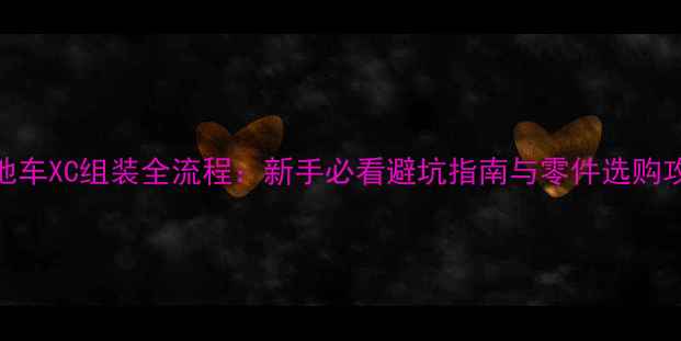 山地车XC组装全流程新手必看避坑指南与零件选购攻略