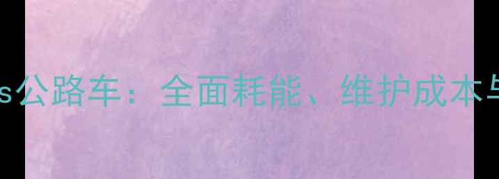 山地车vs公路车全面耗能维护成本与消耗品