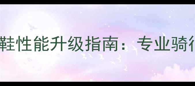 山地车碳纤维锁鞋性能升级指南专业骑行者的必备装备