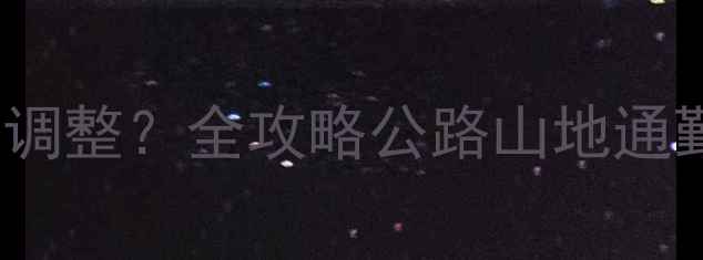 山地车胎压120kPa如何调整全攻略公路山地通勤车正确气压设置技巧