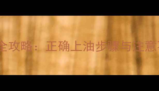 山地车脚踏保养全攻略正确上油步骤与注意事项附图解