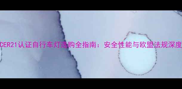 德国ECER21认证自行车灯选购全指南安全性能与欧盟法规深度解读