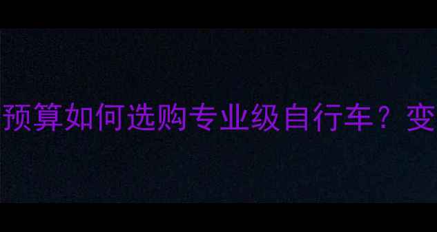 性价比之王800元预算如何选购专业级自行车变速款公路车全攻略