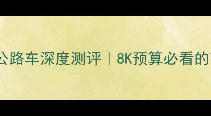 战神战神Pro8000公路车深度测评8K预算必看的高性能入门级战车