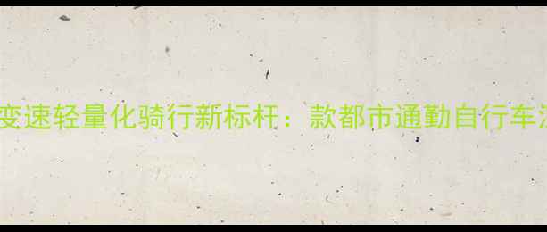 智能变速轻量化骑行新标杆款都市通勤自行车深度
