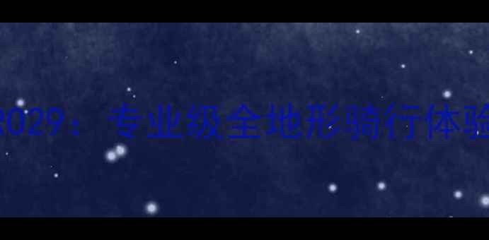 款闪电山地车PRO29专业级全地形骑行体验与性价比深度