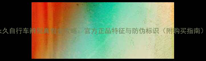 永久自行车辨别真假全攻略官方正品特征与防伪标识附购买指南