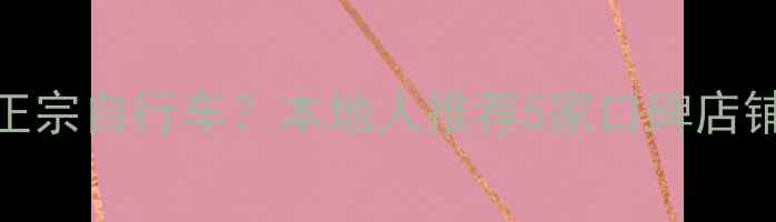 泰兴哪里能买到正宗自行车本地人推荐5家口碑店铺选购避坑指南