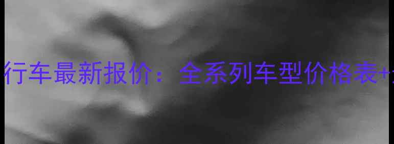 玛拉克自行车最新报价全系列车型价格表选购指南