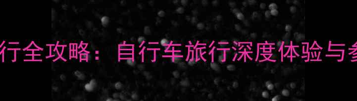 环上海骑行全攻略自行车旅行深度体验与参赛指南