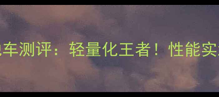 瑞豹MT500碳纤维山地车测评轻量化王者性能实测选购攻略