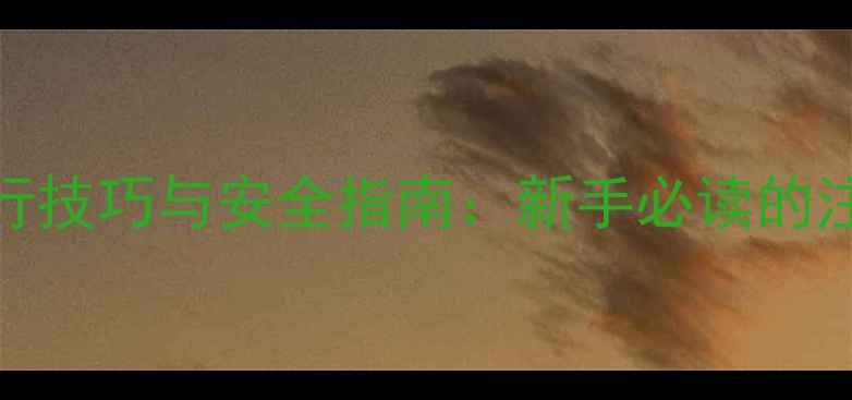电动自行车正确骑行技巧与安全指南新手必读的注意事项及维护方法