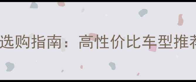 美大行自行车选购指南高性价比车型推荐与使用心得