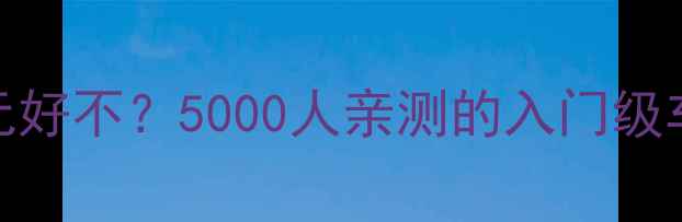 自行车20美元好不5000人亲测的入门级车型避坑指南