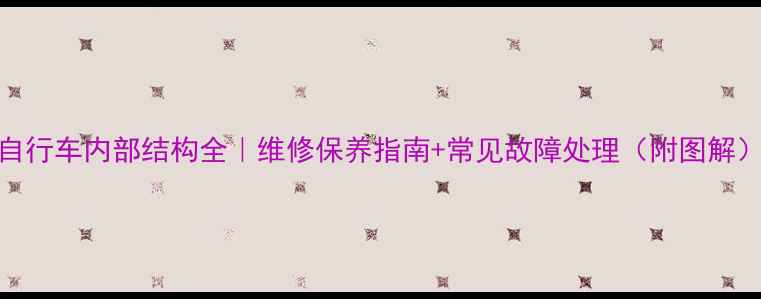 自行车内部结构全维修保养指南常见故障处理附图解