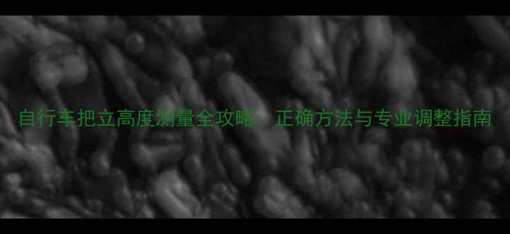 自行车把立高度测量全攻略正确方法与专业调整指南