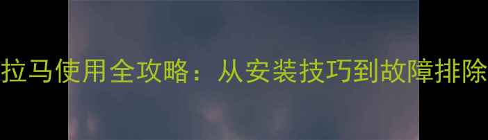 自行车轴承拉马使用全攻略从安装技巧到故障排除的完整指南