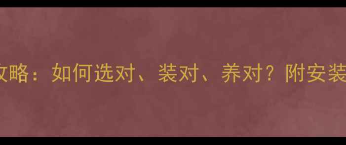 自行车铃选购全攻略如何选对装对养对附安装图解与维护技巧