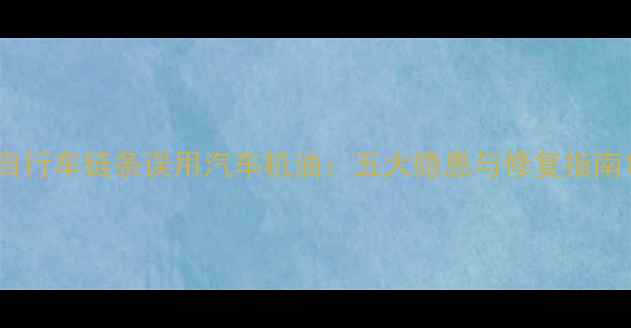 自行车链条误用汽车机油五大隐患与修复指南