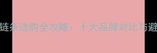 自行车链条选购全攻略十大品牌对比与避坑指南