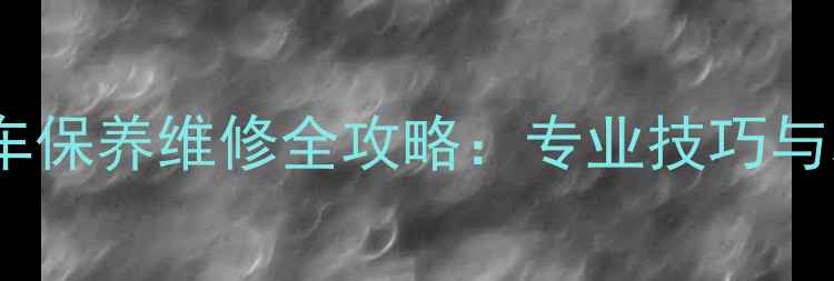 邢台崔克自行车保养维修全攻略专业技巧与本地服务指南