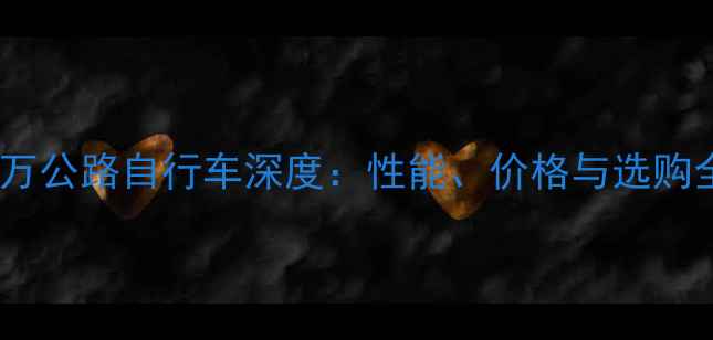 闪电九万公路自行车深度性能价格与选购全指南